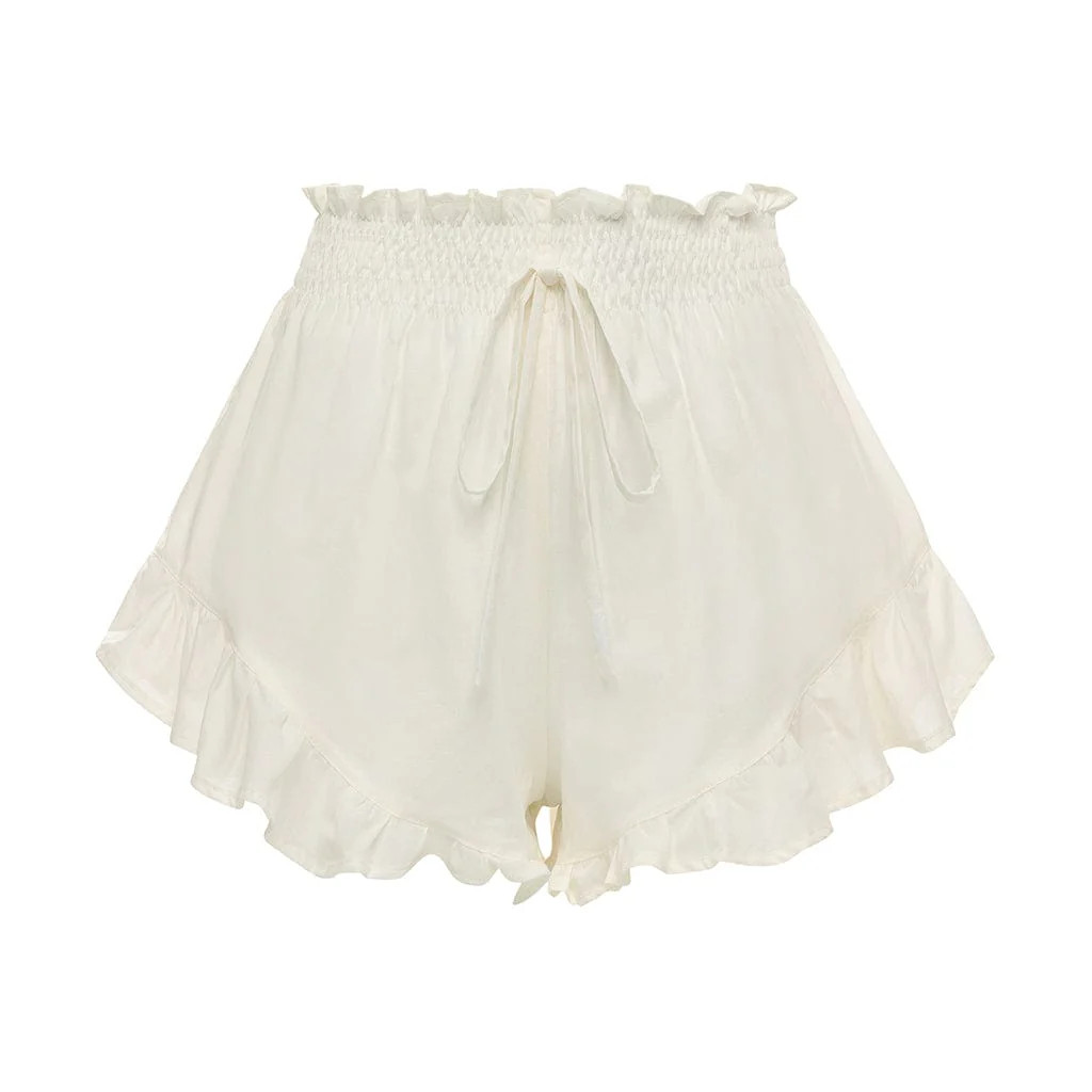 Cream Boho Short | Montce