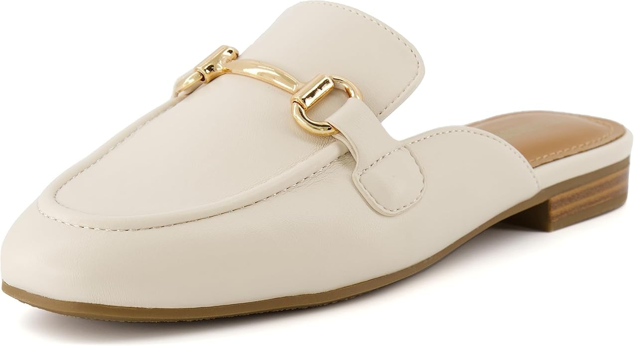 CUSHIONAIRE Women's Yates Buckle Slip On Mule +Memory Foam, Wide Widths Available | Amazon (US)