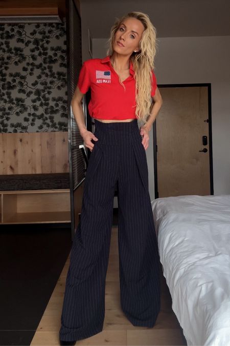 that polo life 👕 but these pants - def an investment piece - but holy moly quite possibly the best most flattering corset pants ever ever ever!! 

#LTKstyletip #LTKworkwear