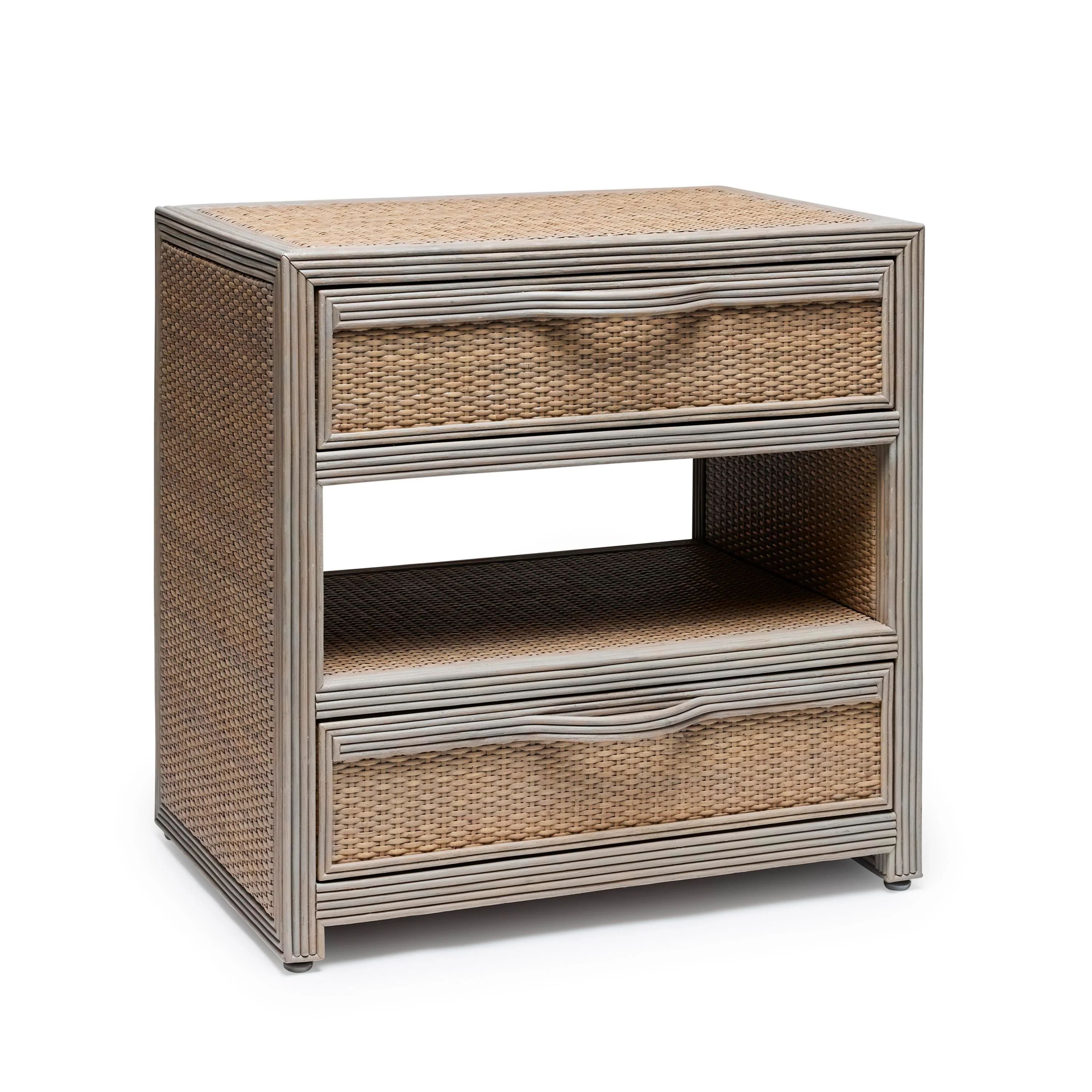 Melbourne Bedside Chest - Grey Wash | Alchemy Fine Home