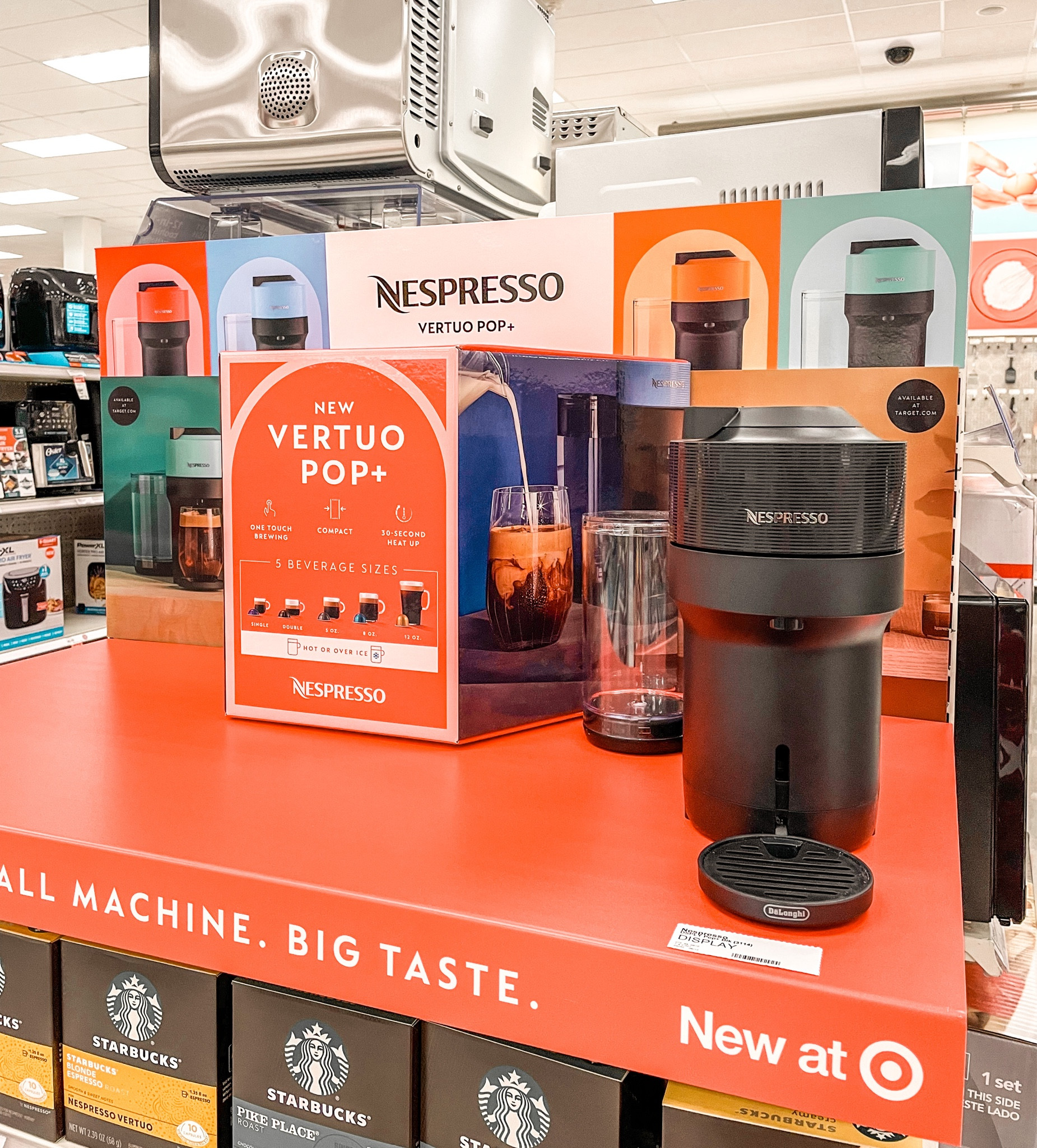 Nespresso Vertuo Pop+ Coffee Maker And Espresso Machine : Target