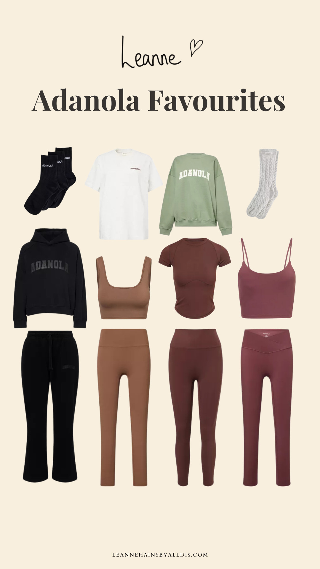 Adanola favourites, activewear, joggers, hoodie, cotton socks, leggings, sports bras, oversized tee, knitted socks, autumn, gym fit  

 #LTKuk #LTKautumn #LTKfitness