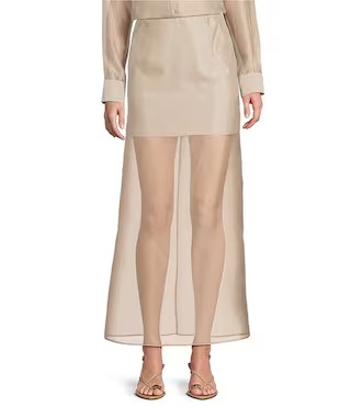 Antonio Melani Priscilla Coordinating Sheer Organza Midi Skirt | Dillard's | Dillard's