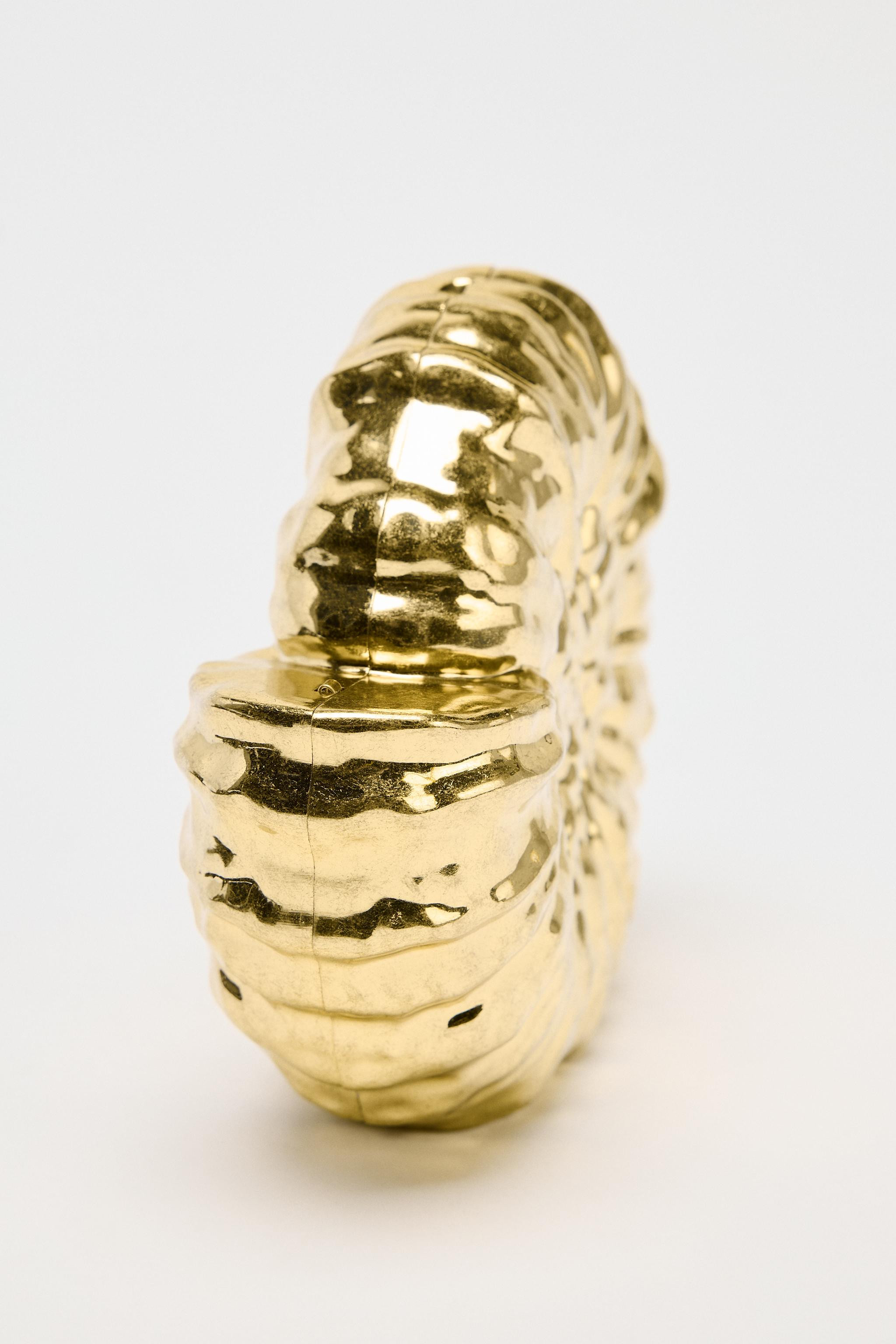 METALLIC SHELL MINAUDIÈRE | Zara UK