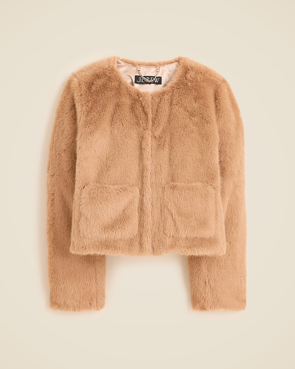Faux-fur lady jacket | J. Crew US