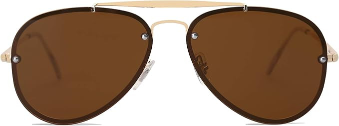 SOJOS Men's Women's Sunglasses, Rimless Metal Frame SJ1105 | Amazon (US)