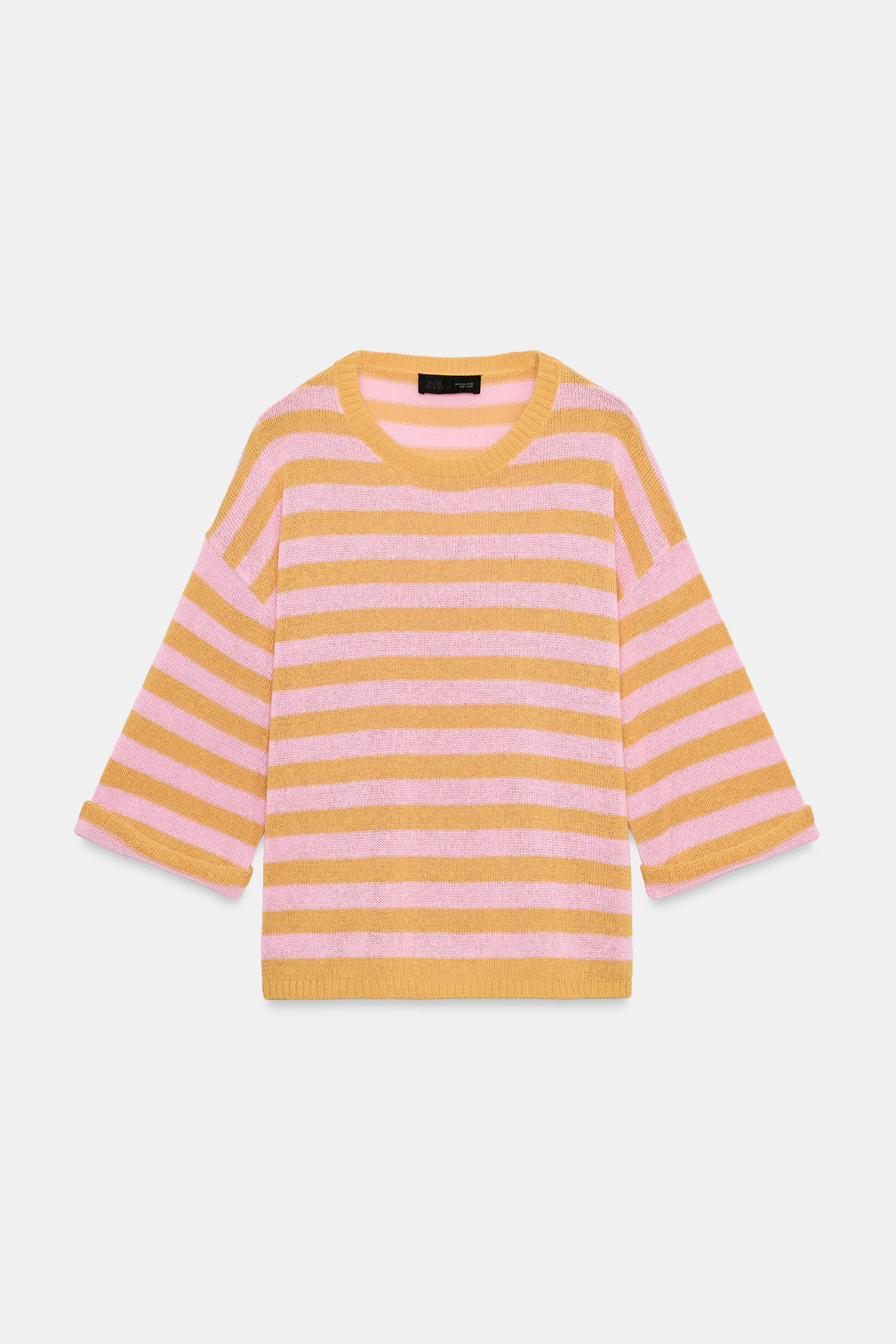 STRIPED KNIT TOP | Zara US