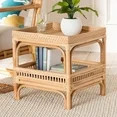 bali & pari Lombok Boho End Table, 2-Tier, Natural | Walmart (US)