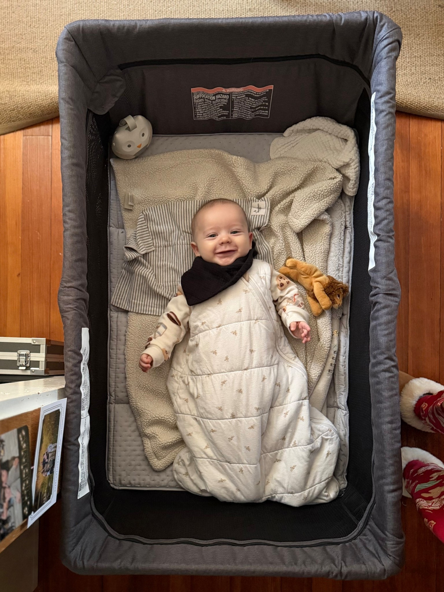 This travel/mini playpen has been awesome to let our little guy stretch out and take naps when we’re all downstairs together.

It folds up super small so we can bring it when we visit Grandma in New York - even in her tiny apartment!

#LTKBaby #LTKTravel #LTKHoliday