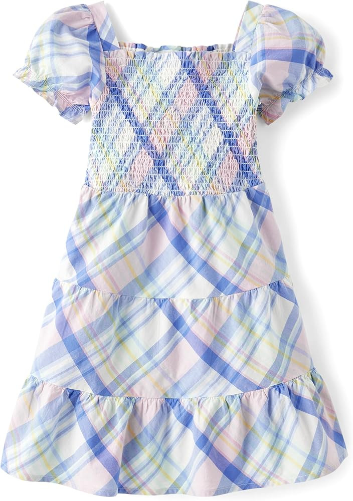 Gymboree Girls and Toddler Short Sleeve Tiered Dresses | Amazon (US)