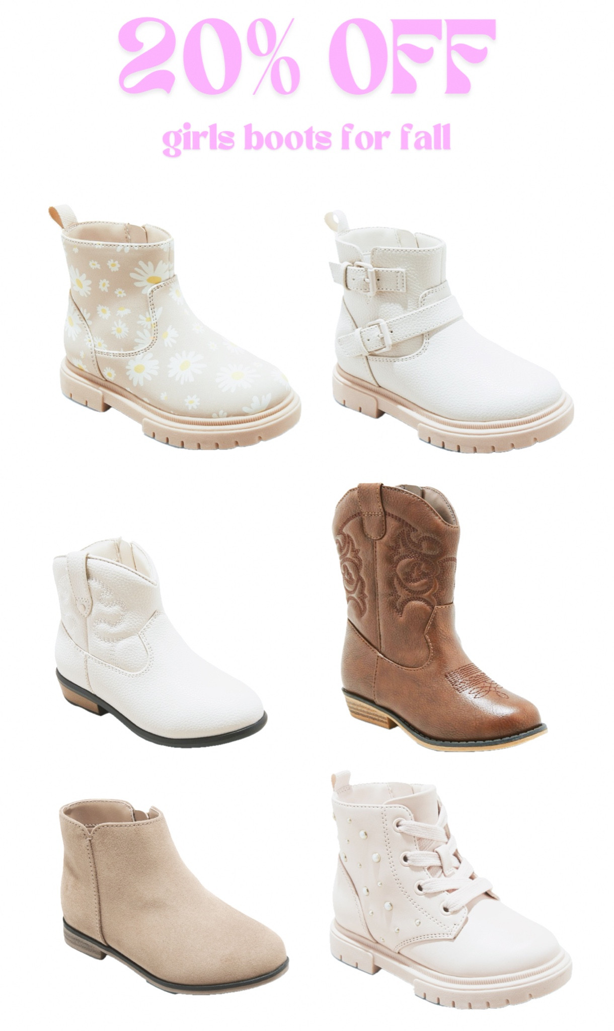20% off shows for the whole family at Target! Grabbing my toddler girl a few pairs of boots for fall  

#LTKKids #LTKShoeCrush #LTKFallSale