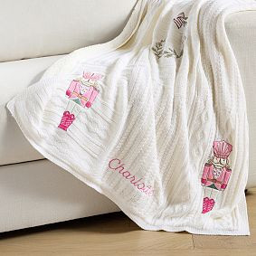 LoveShackFancy Nutcracker Heirloom Throw | Pottery Barn Teen