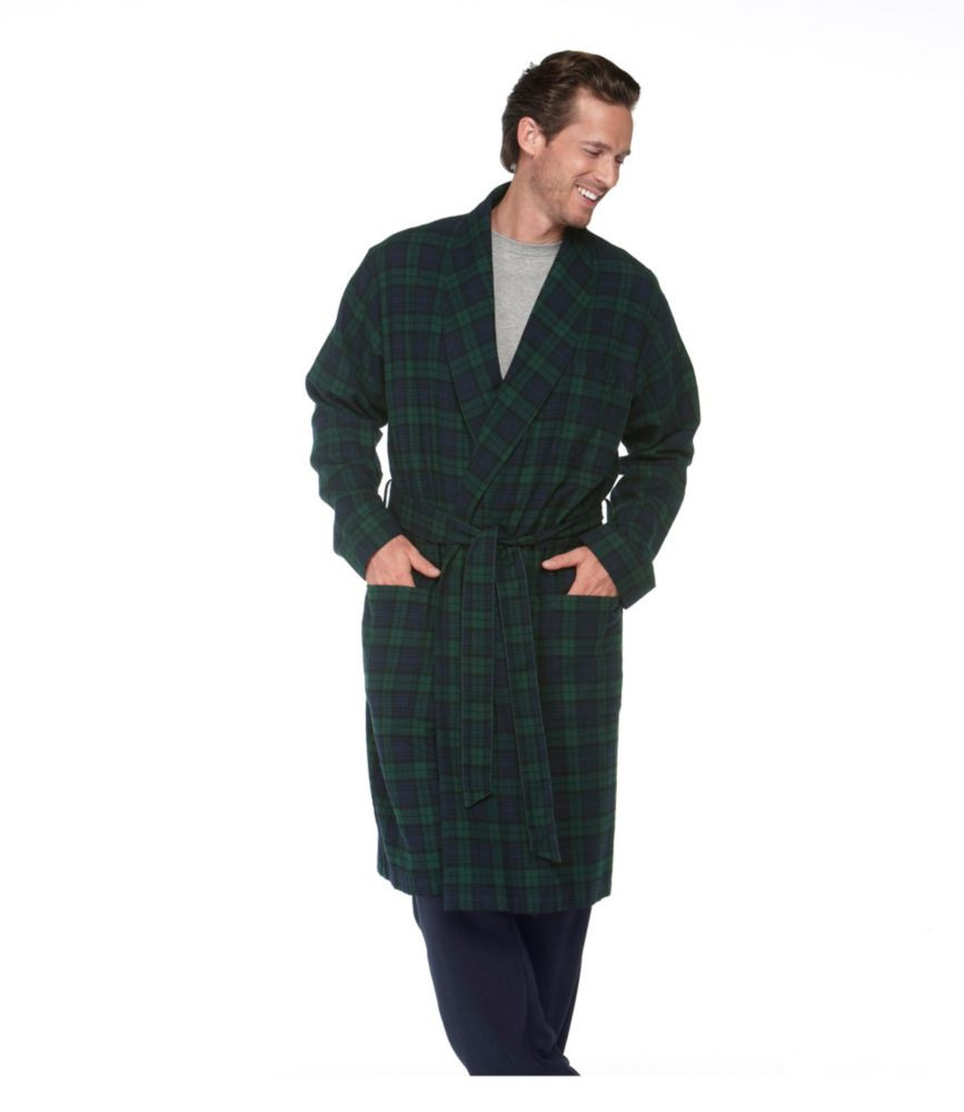 Men's Scotch Plaid Flannel Robe | L.L. Bean