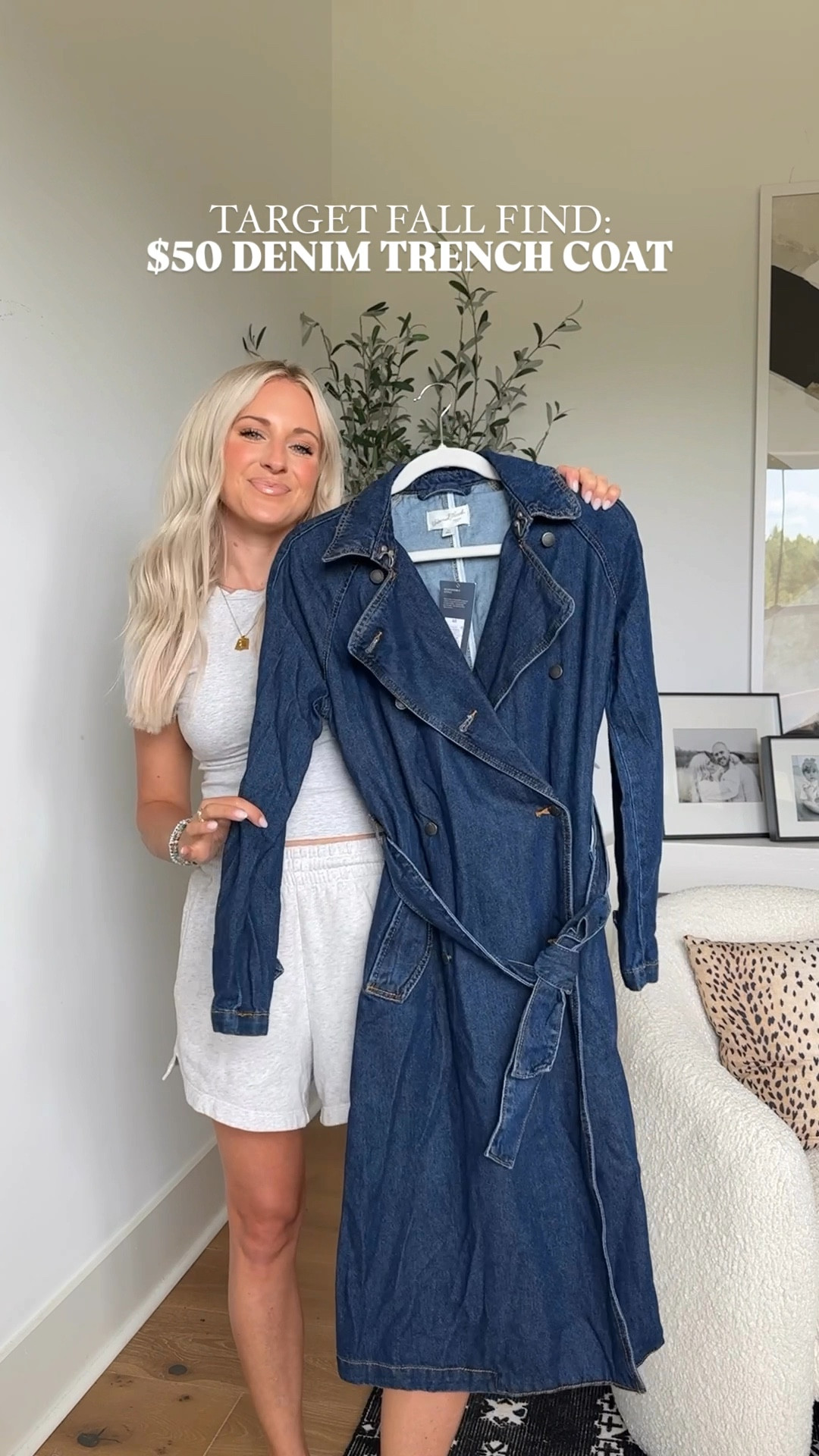 TARGET FIND // $50 denim trench coat 🎯 wearing XS for reference!

this coat is gonna be so sick of me by the end of fall & winter 🤭 the perfect coat for any outfit! 

#denimondenim #denimstyle #trenchcoats #targetstyle #targetfashion #targetdoesitagain #targetforthewin | target fall fashion, fall style, fall outfits, denim on denim, denim jacket 

#LTKFindsUnder50 #LTKSeasonal #LTKStyleTip