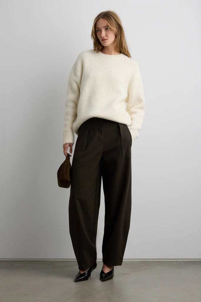 BARREL LEG TROUSER | OAK + FORT