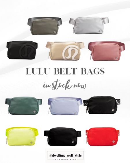 Wow! All of these styles & colors of the Lululemon Belt Bag are in stock RIGHT NOW! **Just tap the one picture of belt bag below to go to the site where you can shop all of these options!**

#LTKFind #LTKitbag #LTKfit