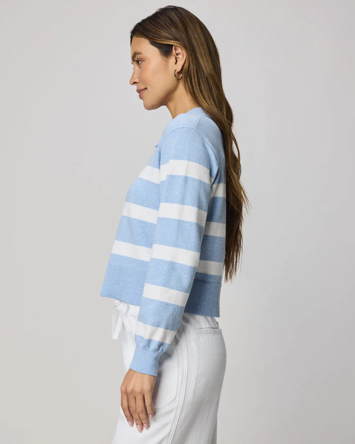 Phoebe Polo Stripe Sweater | Splendid