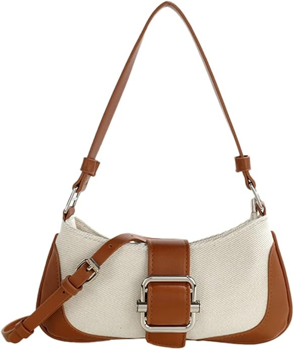 Crossbody Shoulder Bag for Women Chic Hobo Tote Handbag Mini Clutch Purse PU Leather Messenger Ba... | Amazon (US)