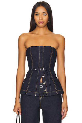 SOVERE Dusk Denim Bodice in Ink from Revolve.com | Revolve Clothing (Global)