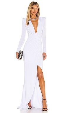 Nookie Farrah Gown in White from Revolve.com | Revolve Clothing (Global)