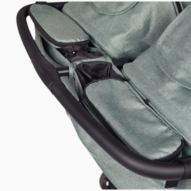 Zoe Double Stroller Organizer in Forest | Babylist