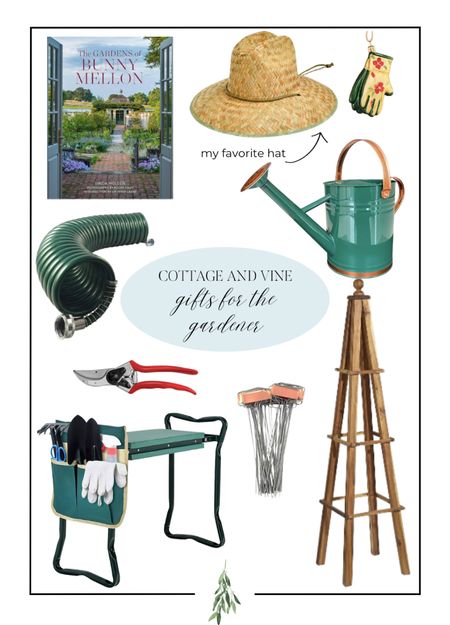 Gifts for the gardener.  My favorite straw hat, pruners, & plant markers #gardening 

#LTKHoliday #LTKGiftGuide