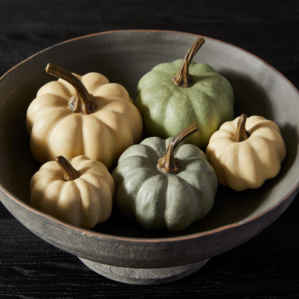 Faux Modern Pumpkin Vase Filler (Set of 5) | West Elm (US)