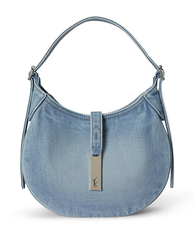 Polo Ralph Lauren Polo Id Small Denim Shoulder Bag | Bloomingdale's (US)