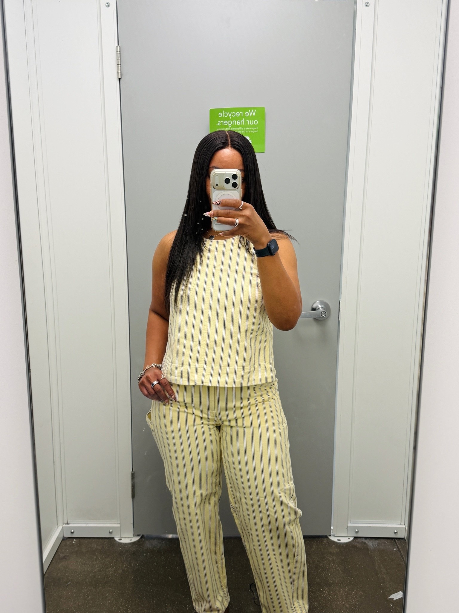 I absolutely love this set. Wearing a 6 in the jeans and a small in the top. The yellow is perfect for the summer time. The pants appear to be longer on me versus the model because I am shorter. Overall this is a good set

#LTKPetite #LTKU
