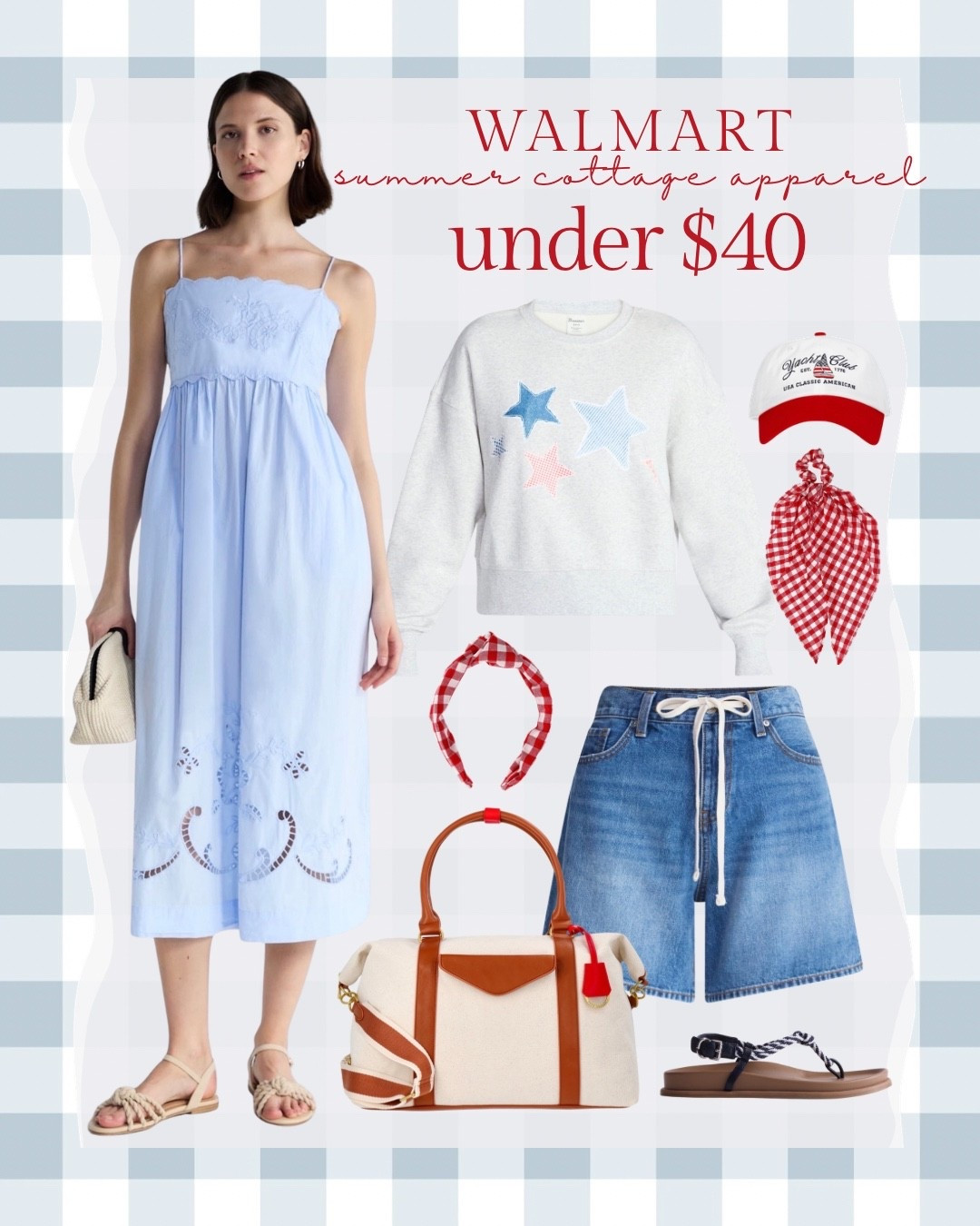 Walmart summer cottage apparel under $40. 

#LTKootd #LTKmomlife #LTKdayinmylife