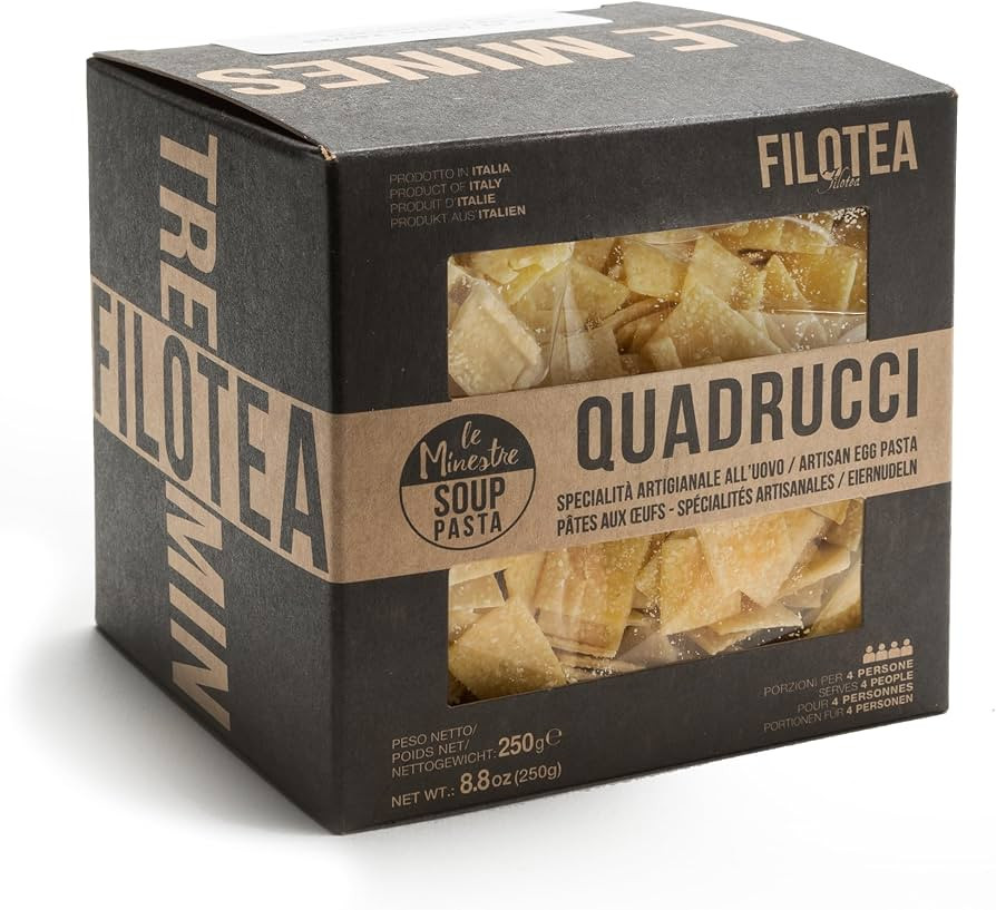 FILOTEA Quadrucci Short Line Artisan Egg Pasta | with Fresh Eggs | Handmade 100% Made in Italy | ... | Amazon (US)