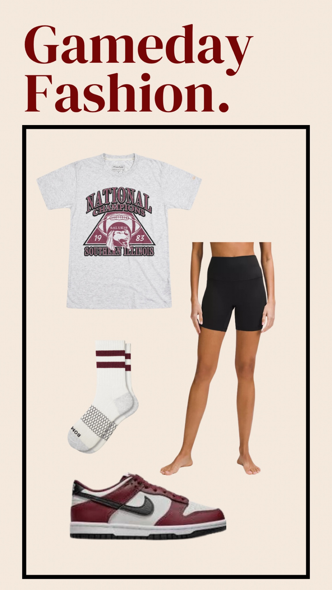 Saluki GAMEDAY maroon and black GAMEDAY outfits 

#LTKMidsize #LTKBacktoSchool #LTKSeasonal