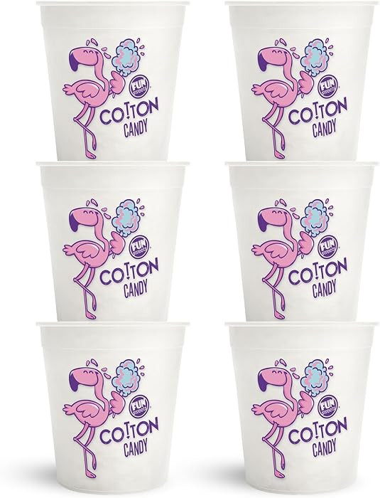 Fun Sweets Vanilla Cotton Candy 6-Pack \u2013 Dye Free White Cotton Candy in 1.5 oz Individual Co... | Amazon (US)