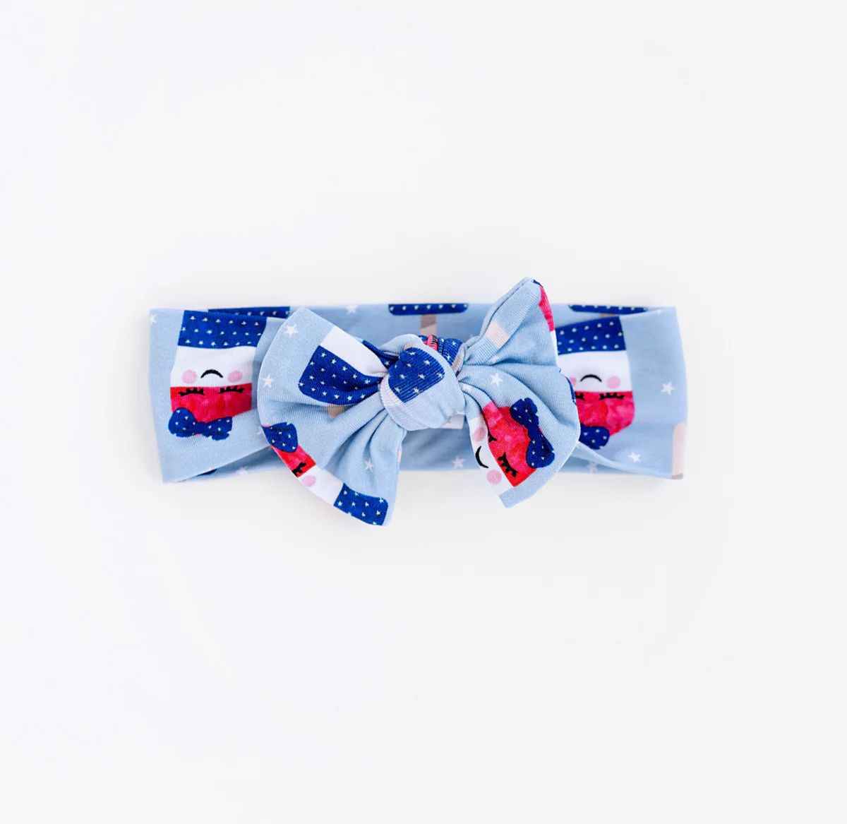 Patriotic Popsicle Knot Bow | Little Pajama Co.