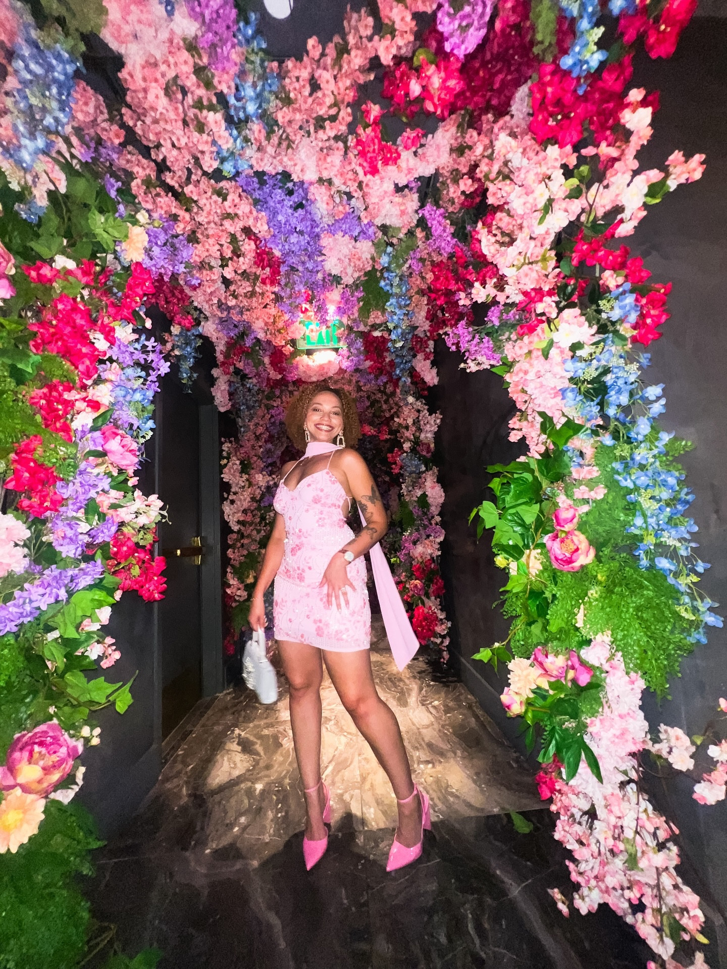 Pretty in pink 💗
[ 5’2
130 lbs
Size Small ]

Dress @shein_us 
Shoes @asos 
Purse @aldo_shoes 

•
•
•
•
•

🛒 Dress link in my LTK link in bio

#fashionistastyles #whattoweartoday #pinkoutfit #girlsnights #thingstodoindallas #ltkcreator