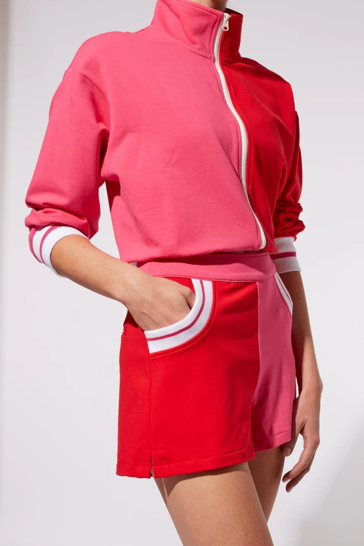 The Sophie Short Orchid and Bubblegum | Solid & Striped