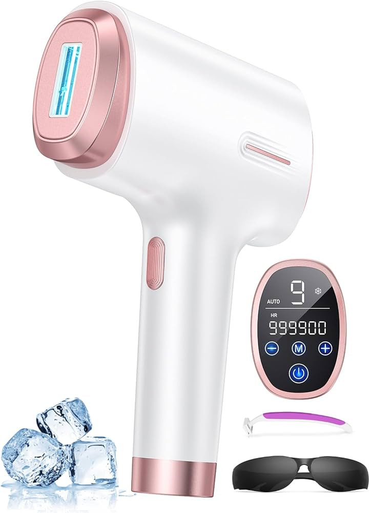 IPL Laser Hair Removal Device - 41°F Ice Cooling Painless Laser for Women Men, Face Body Bikini,... | Amazon (US)