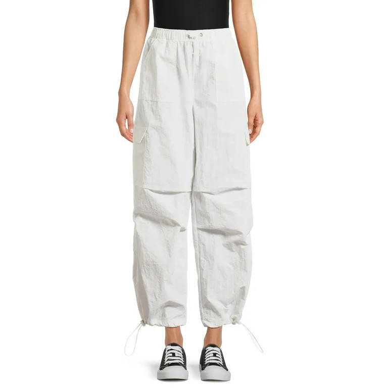 No Boundaries Juniors’ Parachute Pants, Sizes XS-XXXL, 29.5" Inseam | Walmart (US)