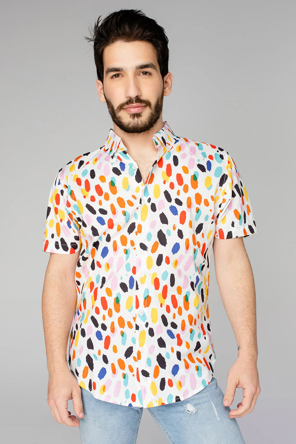 Robert Button Down Dress Shirt - Mike and Ike | BuddyLove