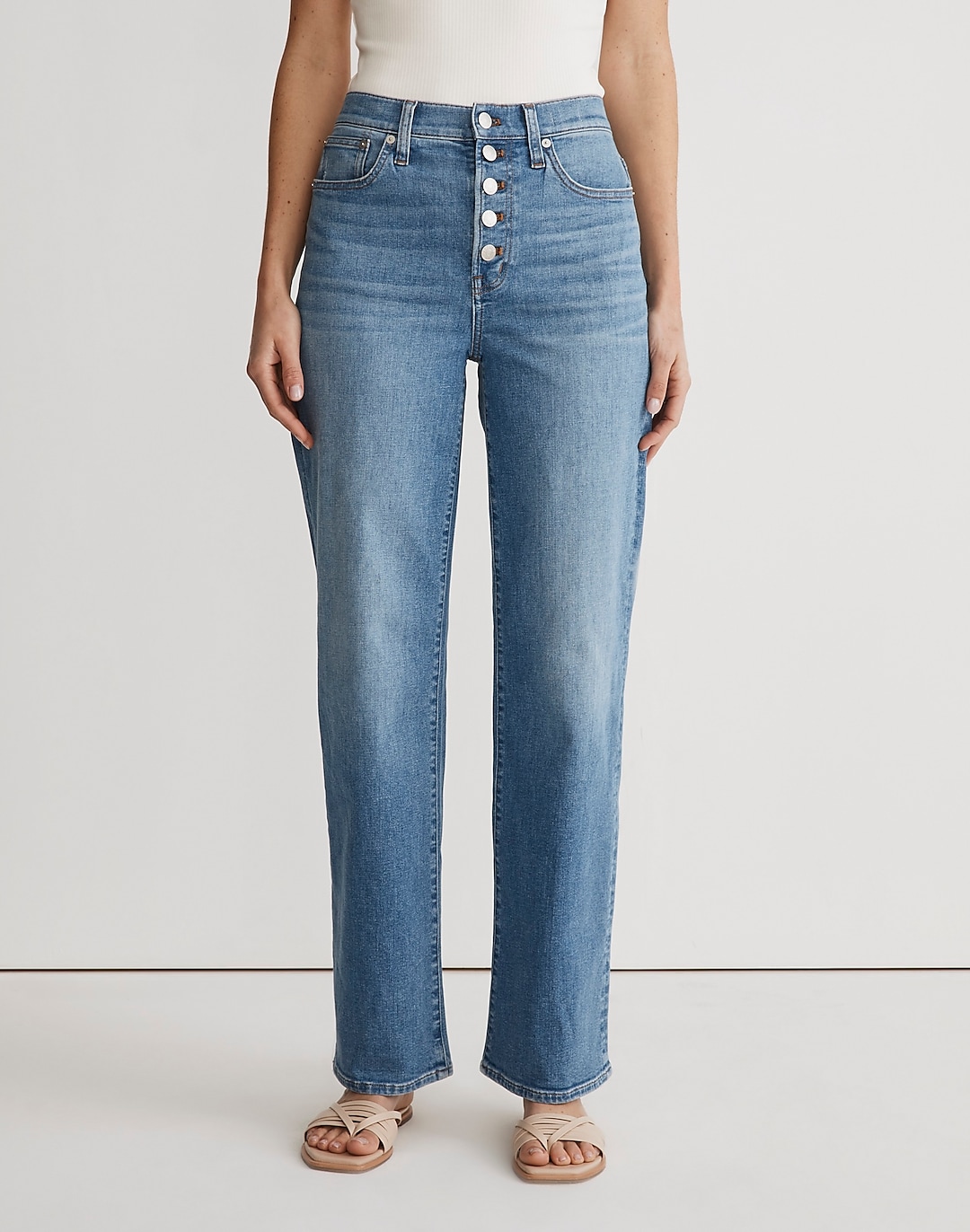 The Perfect Vintage Wide-Leg Jean in Ohlman Wash | Madewell