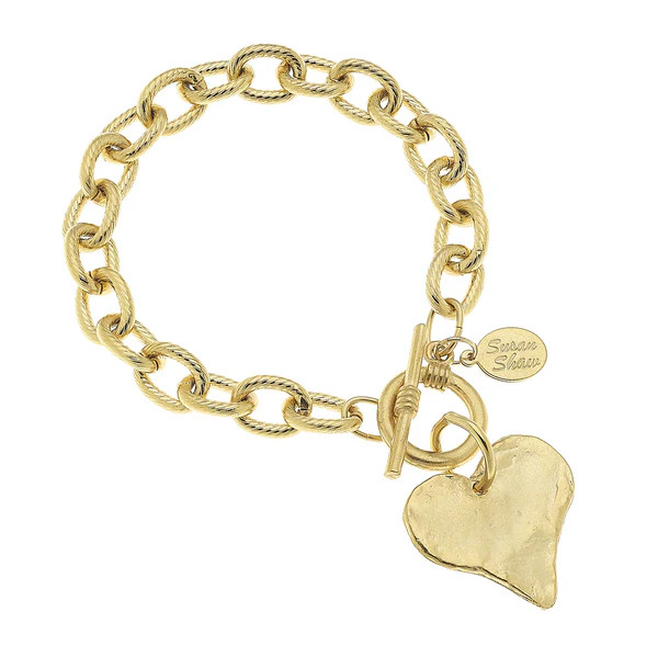 Heart Toggle Bracelet | Susan Shaw