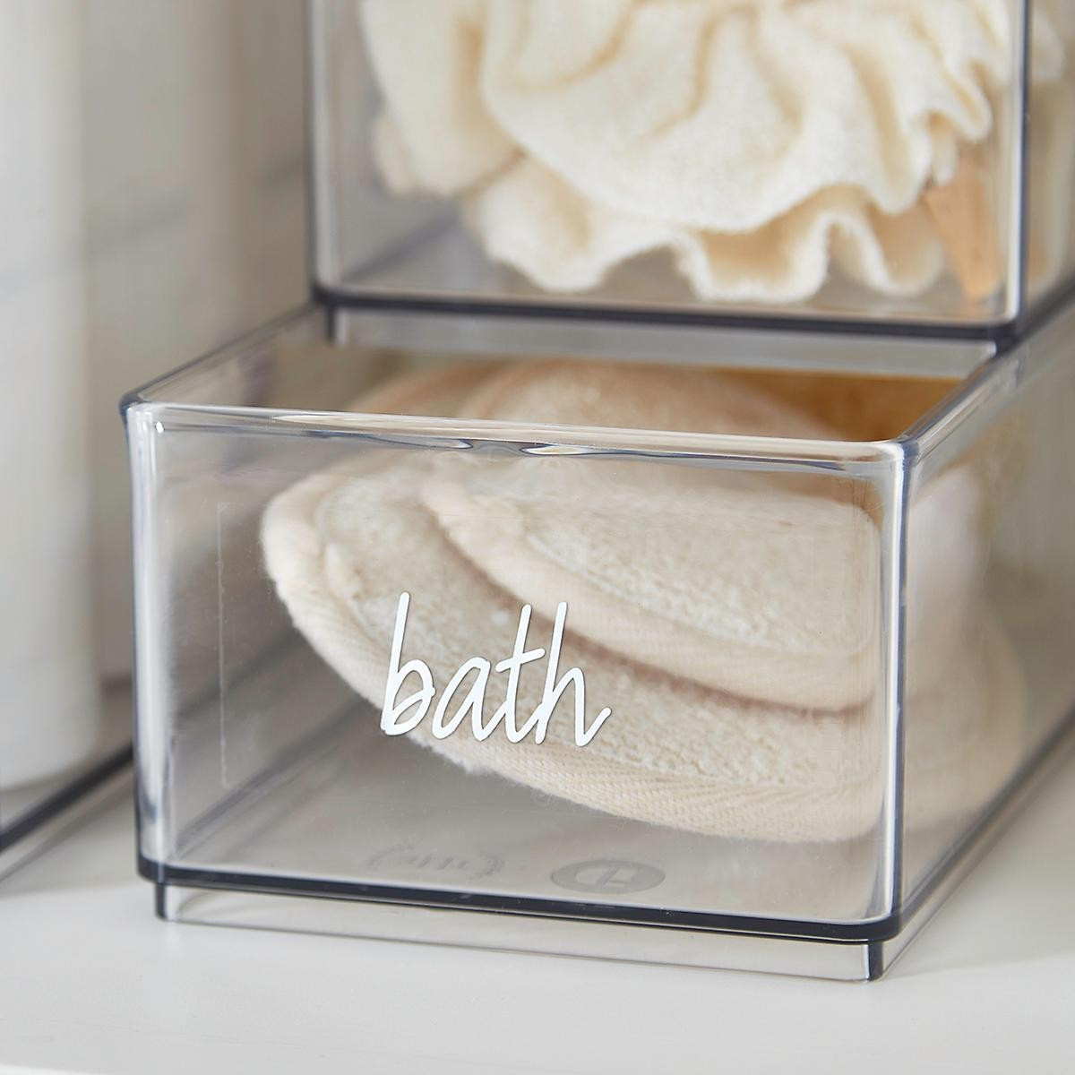 The Home Edit Bath & Laundry Labels | The Container Store