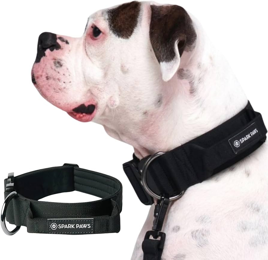Spark Paws Tactical Dog Collar - Heavy Duty, Premium Quality, Thick and Durable for Large and Med... | Amazon (US)