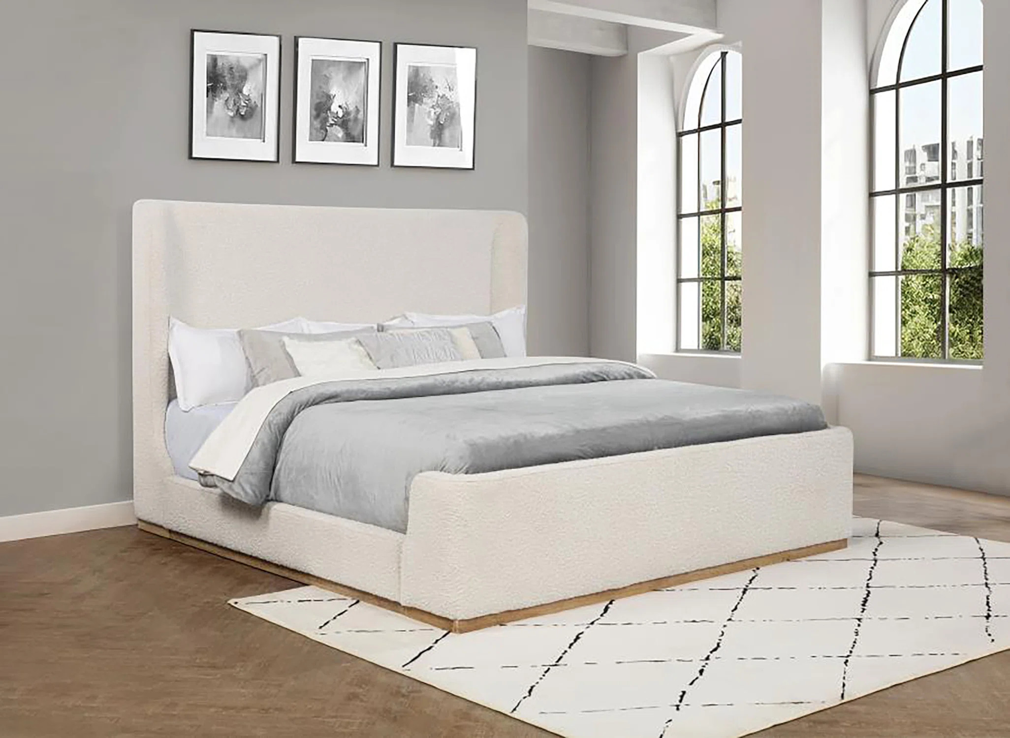 Danielian Upholstered Sleigh Bed | Wayfair North America