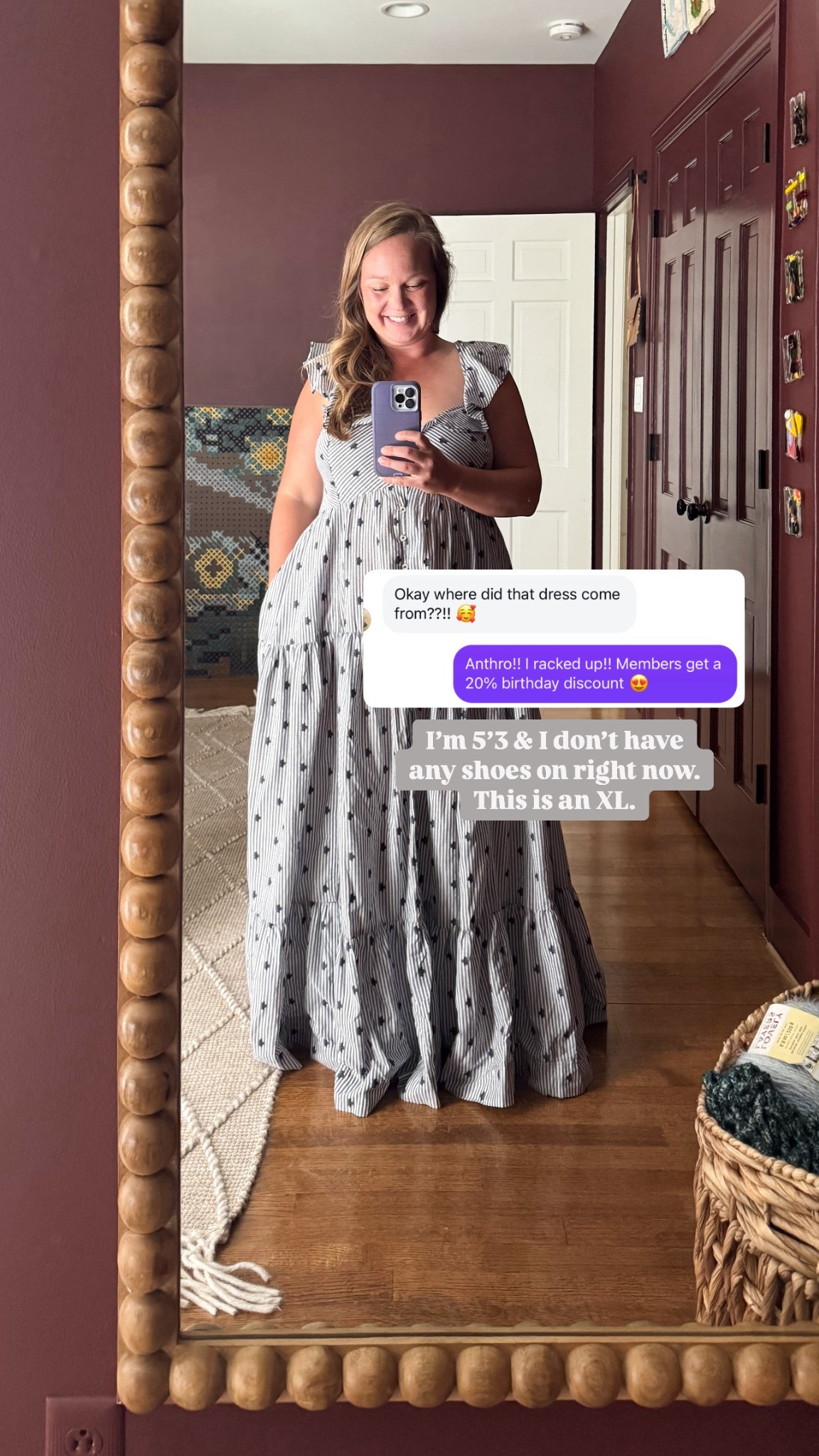 I’m 5’3 and not wearing any shoes.

#LTKMidsize