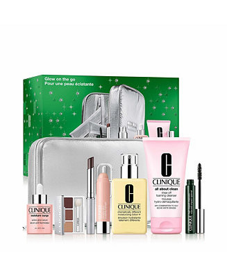 Clinique 8-Pc. Glow on the Go set - Only $65 with any Clinique purchase. (A $269 Value!) - Macy's | Macy's