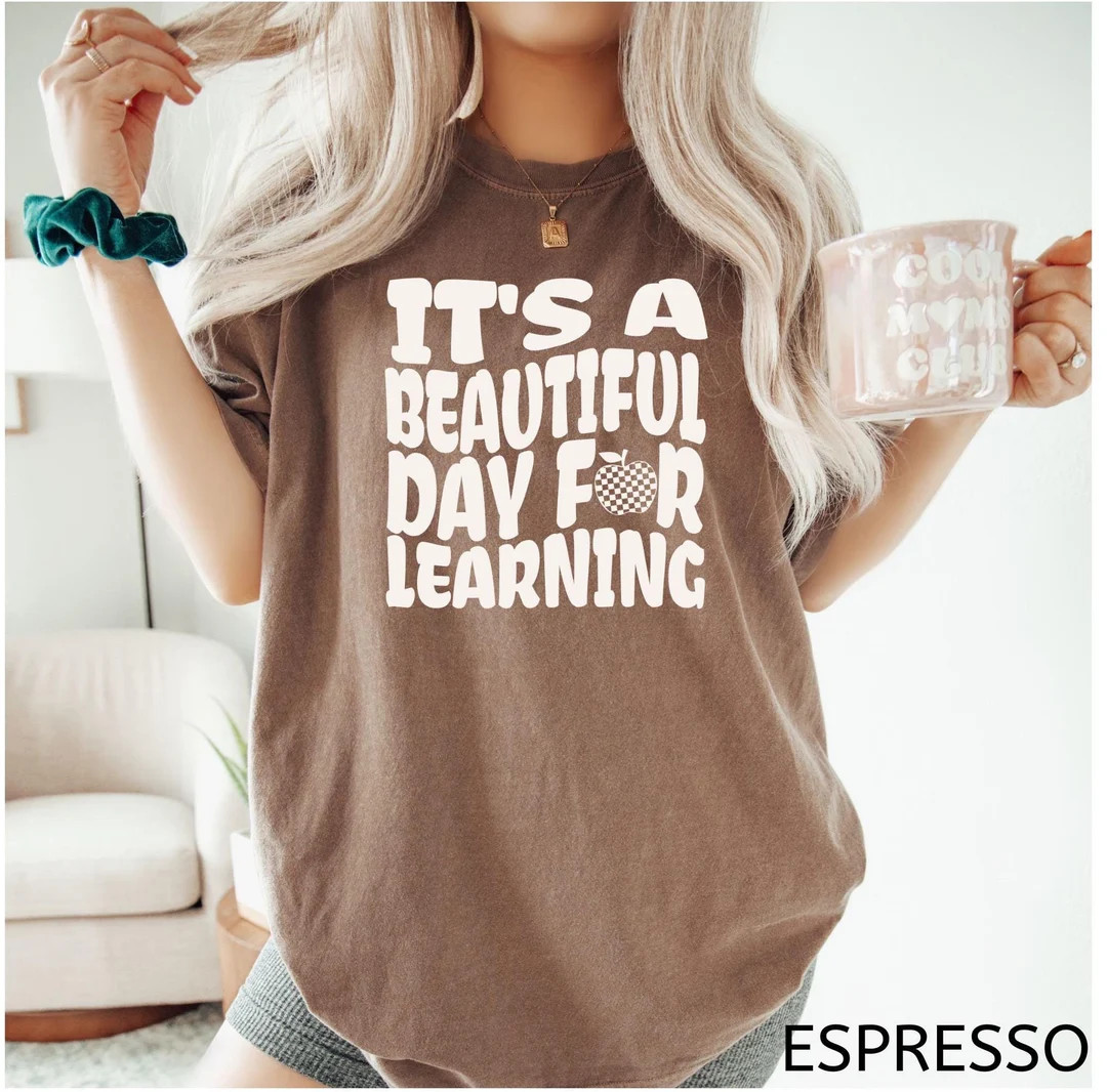 Comfort Colors® Retro Teacher Shirt, Cute New Teacher Shirt, Teacher Appreciation Gift, Back to ... | Etsy (US)