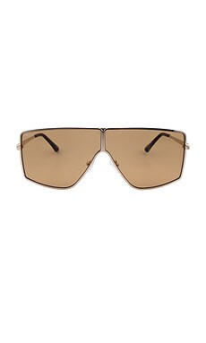 Otra Juno Sunglasses in Gold from Revolve.com | Revolve Clothing (Global)