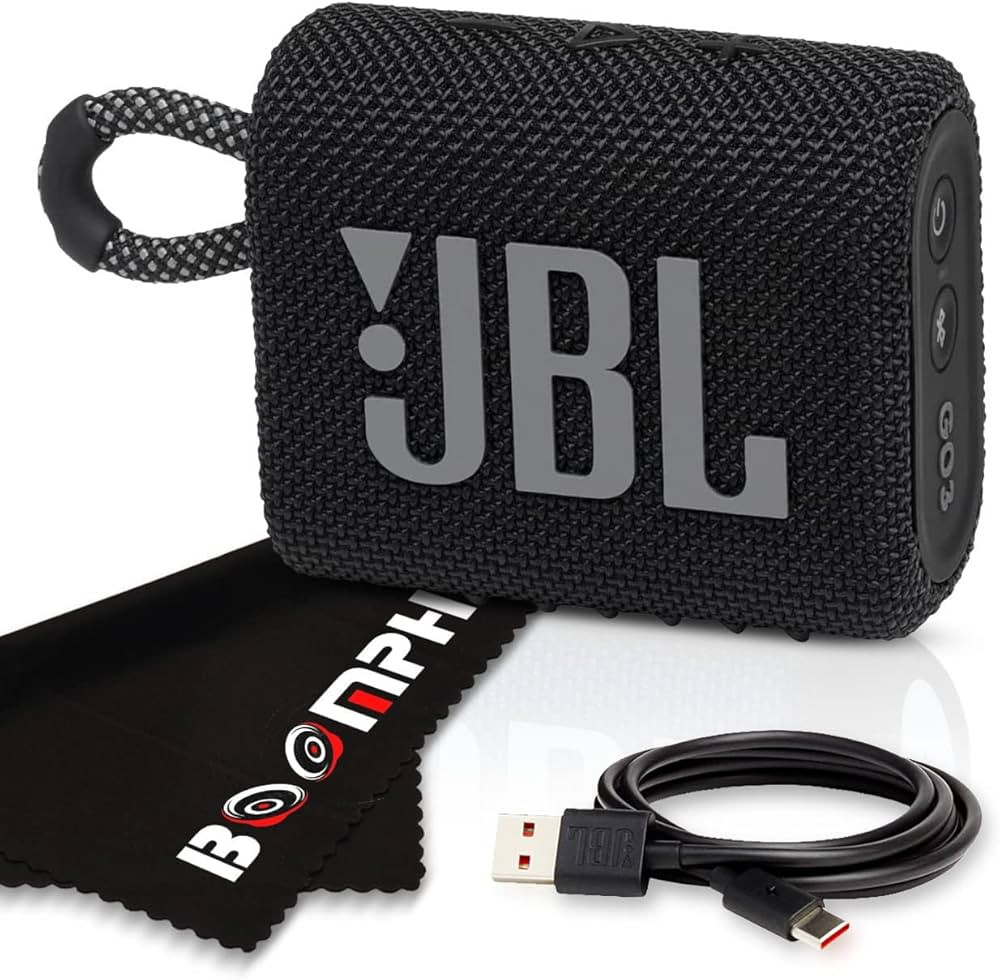 JBL Go 3 Portable Bluetooth Wireless Speaker, IP67 Waterproof and Dustproof Built-in Battery - Bl... | Amazon (US)