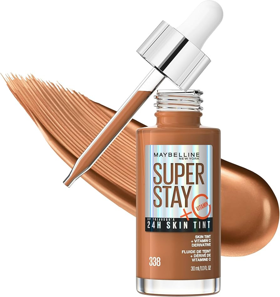 Maybelline Super Stay Up to 24HR Skin Tint, Radiant Light-to-Medium Coverage Foundation, Makeup I... | Amazon (US)